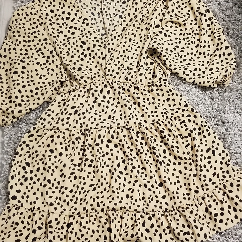 Leopard print tiered dress - Picture 4 of 4